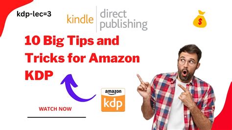 10 Big Tips And Tricks For Amazon Kdp Amazon Kindle Technical Tm Lab Youtube