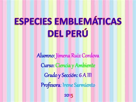 Especies Emblem Ticas Ppt