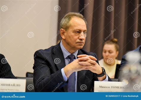 Kyiv, Ukraine - December 18, 2018: Mykola Tomenko during the ...