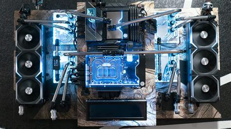 This wall-mounted gaming PC is a metal-tubing masterclass