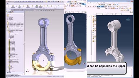 Simulia Abaqus Solidworks Associative Interface Demo Youtube