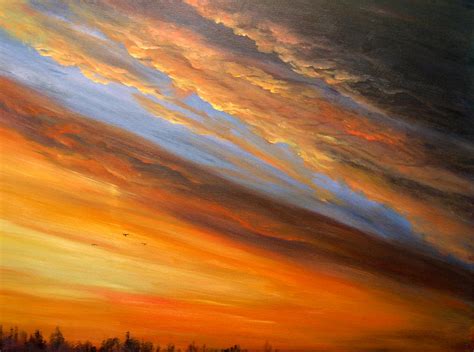 SkyScape I Painting by Connie Tom - Fine Art America