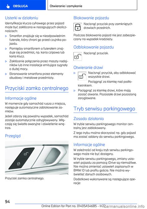 Bmw I Instrukcja Obs Ugi In Polish Pages