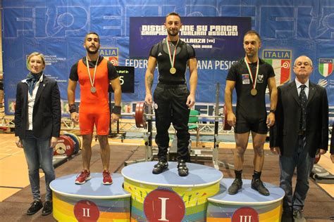 Pesistica Alessandro Scordamaglia Bronzo Assoluto Ai Campionati