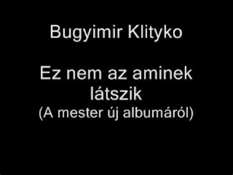 Bugyimir Klityko Ez nem az aminek látszik YouTube