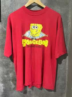 Vintage Vintage 2000s SpongeBob Nude Pants Tee Grailed