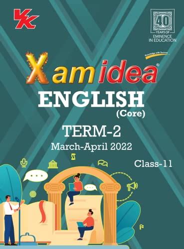 Buy Xam Idea Class 11 English Book For Cbse Term 2 Exam 2021 2022 With New Pattern Including