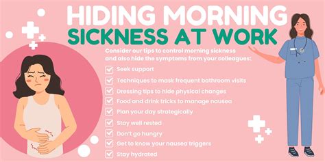 How To Hide Morning Sickness At Work Myrtle And Maude