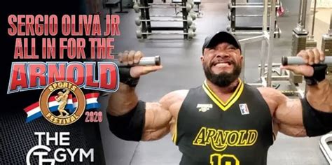 Sergio Oliva Jr Hits The Gym Hard To Prepare For 2020 Arnold Classic Fitness Volt