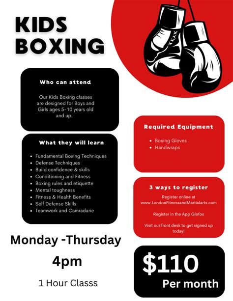 Kids Boxing Classes – London Fitness and Martial Arts