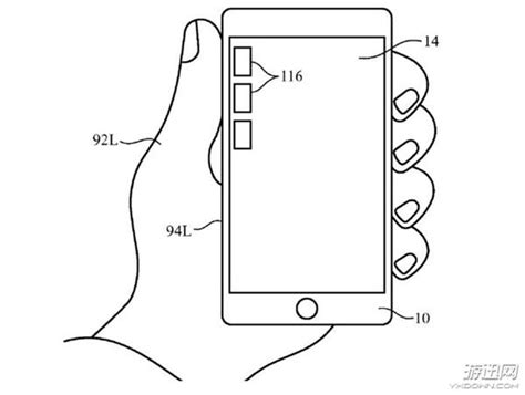 苹果申请了新专利 用户能更方便地单手使用iphone 每日头条