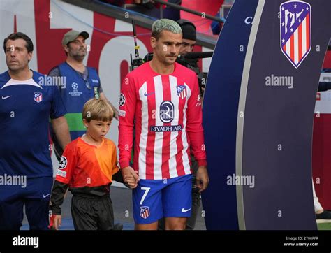 Antoine Griezmann Von Atletico De Madrid W Hrend Des Fu Ballspiels Der