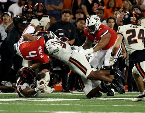 Pff Oregon State Football Team Grades Top Performers Vs Arizona