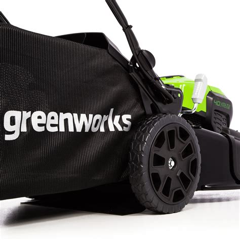 Greenworks 21 40v Brushless Self Propelled Lawn Mower 5 0 Ah Battery And Charger