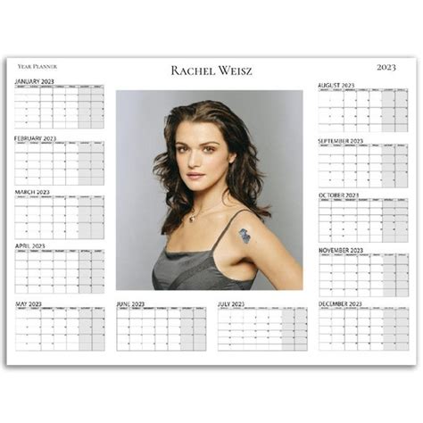 Rachel Weisz 2024 Calendar With Holidays Sheri Dorolice