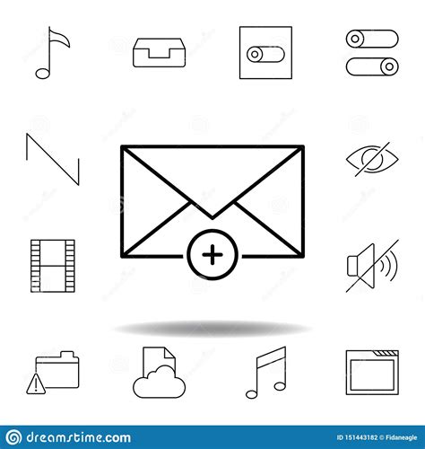 A Ada El Icono Del Esquema Del Sobre Del Correo Electr Nico Sistema