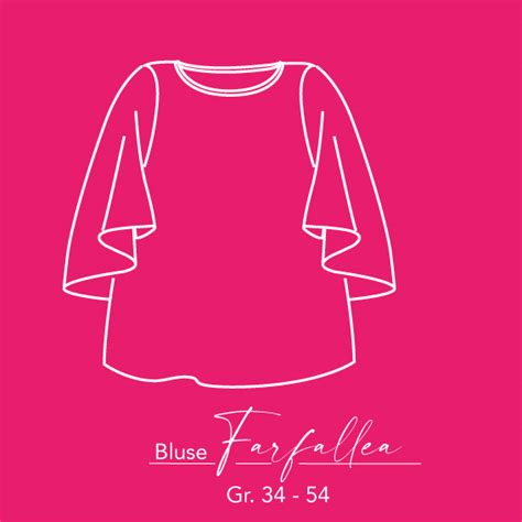 Bluse Farfallea Papierschnittmuster Gr Freuleins