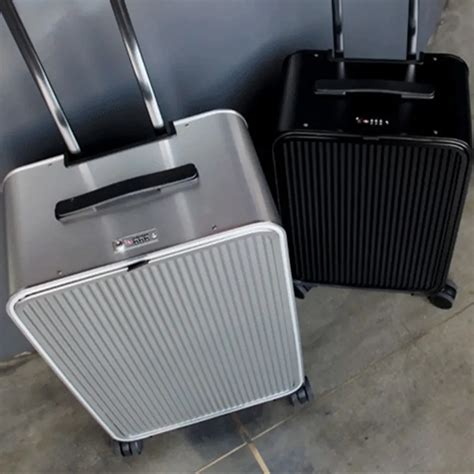 All Aluminum Magnesium Alloy Trolley Case Business Suitcase Travel