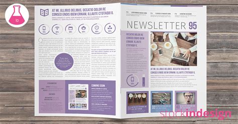 Adobe Indesign Newsletter Templates Free - clevernavi