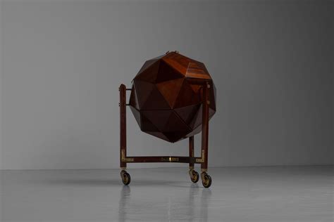 Vuillermoz Polyhedron Bar Cabinet France 1960 For Sale At 1stDibs