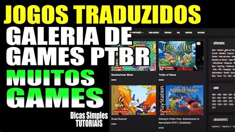 MELHORES SITES DE JOGOS TRADUZIDOS YouTube