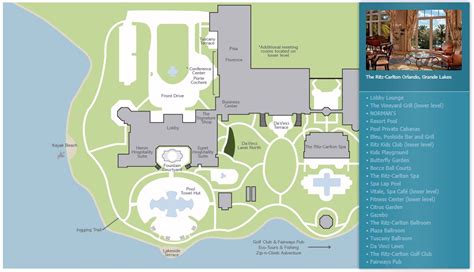 Resort Map | Ritz-Carlton Orlando | Florida