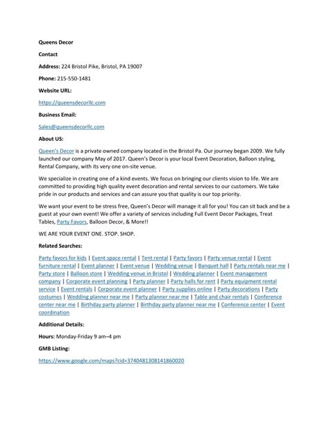 PPT - Queens Decor PowerPoint Presentation, free download - ID:12093047