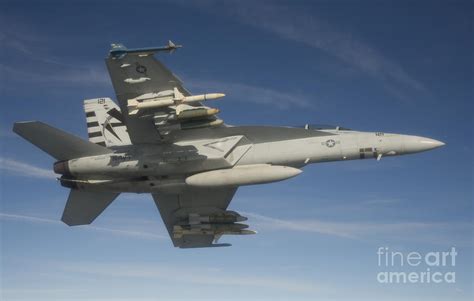 An Fa F Super Hornet Armed With An Photograph By Stocktrek Images