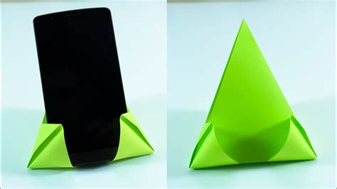 Easy Way To Make A Paper Phone Stand Youtube