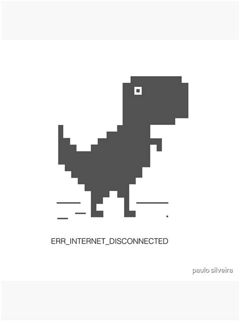 "No Internet Dinosaure" Art Print by hypnotzd | Redbubble