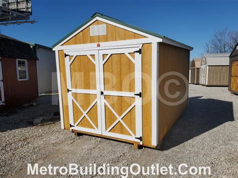 8X12 UTILITY STORAGE BUILDING PORTABLE SHED Garages Barns Portable