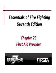 Chapter Powerpoint Ppt Essentials Of Fire Fighting Seventh Edition