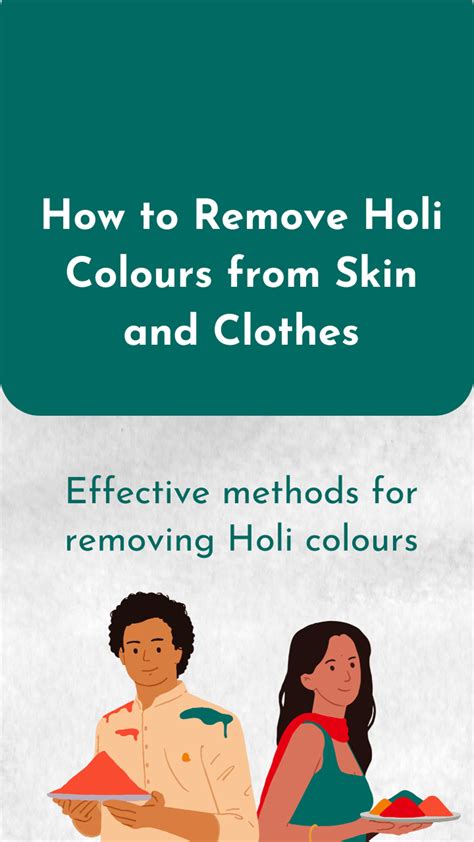 How To Remove Holi Colours From Skin And Clothes