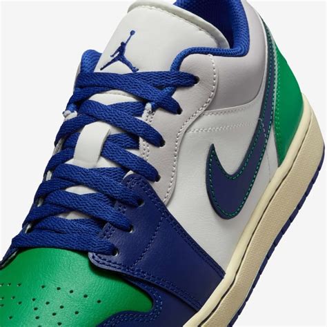 Buy Air Jordan 1 Low Mens Shoes Sailstadium Greenneutral Greydeep