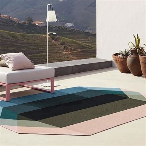 Diamond Nude Petrol Rug Gan Rugs