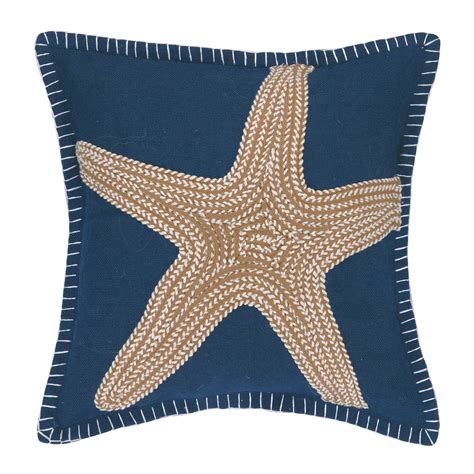 Peking Handicraft Nautical Embroidery Throw Pillow And Reviews Wayfair