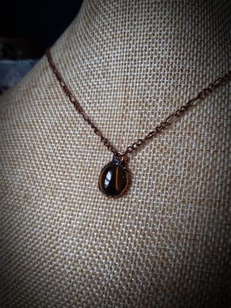 Tigers Eye Copper Necklace Earth To You