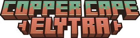 Copper Cape Elytra Minecraft Bedrock Texture Packs Curseforge