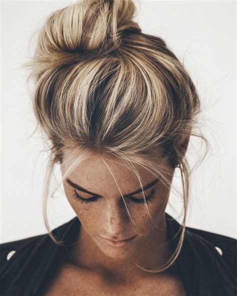 Modern Chignon Hairstyle For Medium Length Hair