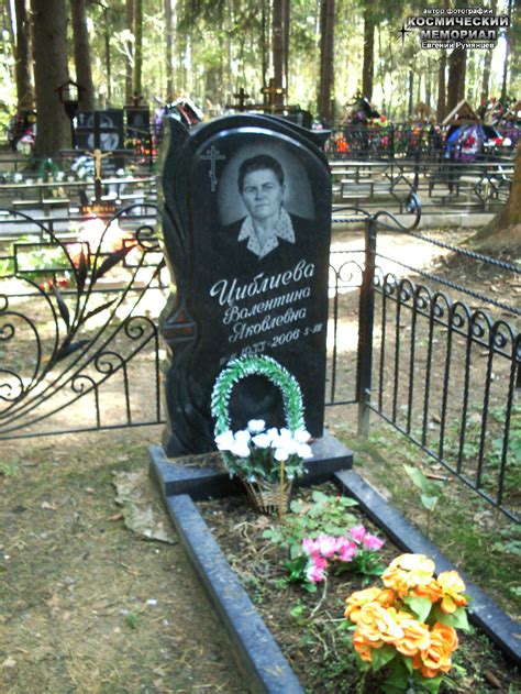 Космический мемориал :: Надгробие на могиле В.Я. Циблиевой