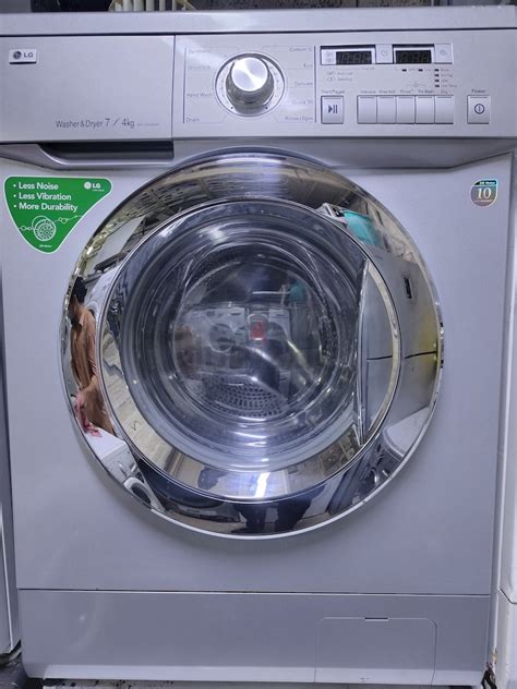 LG 7/4 KG Washer Dryer Combo 2in1 Latest Model Silver Colour (Washer ...