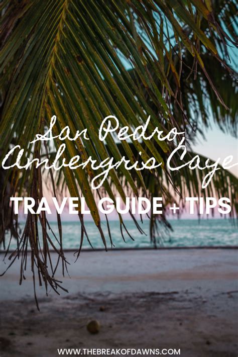 San Pedro Ambergris Caye Travel Guide Tips Artofit