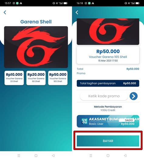 Cara Membeli Garena Shell Dan Menukarnya Jadi Diamond Free Fire