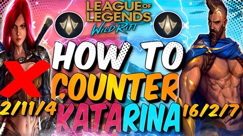 How To Counter Katarina In Mid Lane In Wild Rift Pantheon Main Over