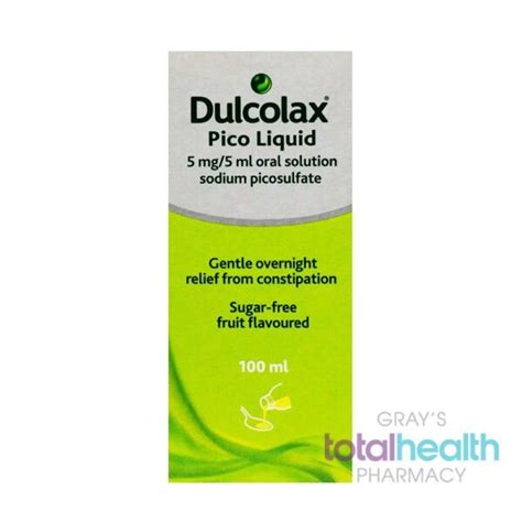 Dulcolax Pico Liquid 5mg 5ml Oral Soln Ph Only Grays Totalhealth