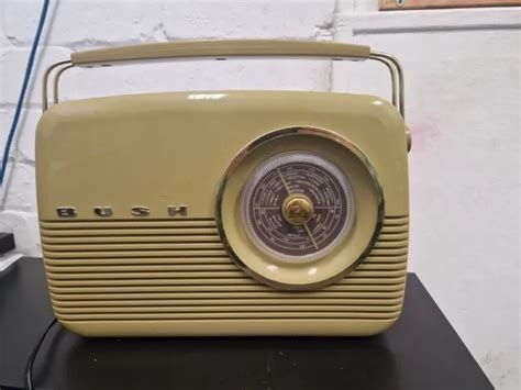 Radio Vintage Originale Bush Tr8297 Fm Mw Lw Style Milieu Du Siècle