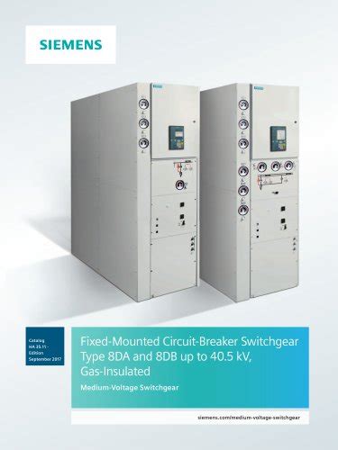 3ah3 Vacuum Circuit Breakers Siemens Medium Voltage Power