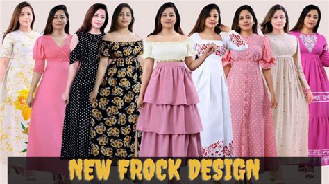 ලසසන දග ගවම වලසත 2023 Long Frocks Fashion Collection 2023