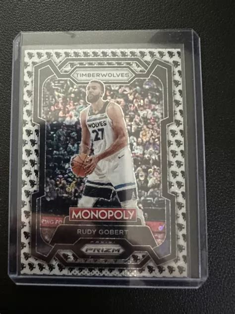 Panini Prizm Monopoly Mr Monopoly Running Uomo Rudy Gobert