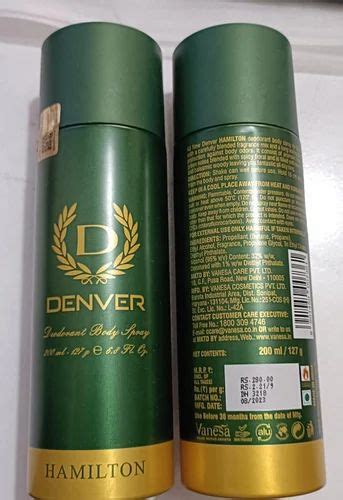 Denver Hamilton Deodorant Mrp At Rs Bottle Body Spray In